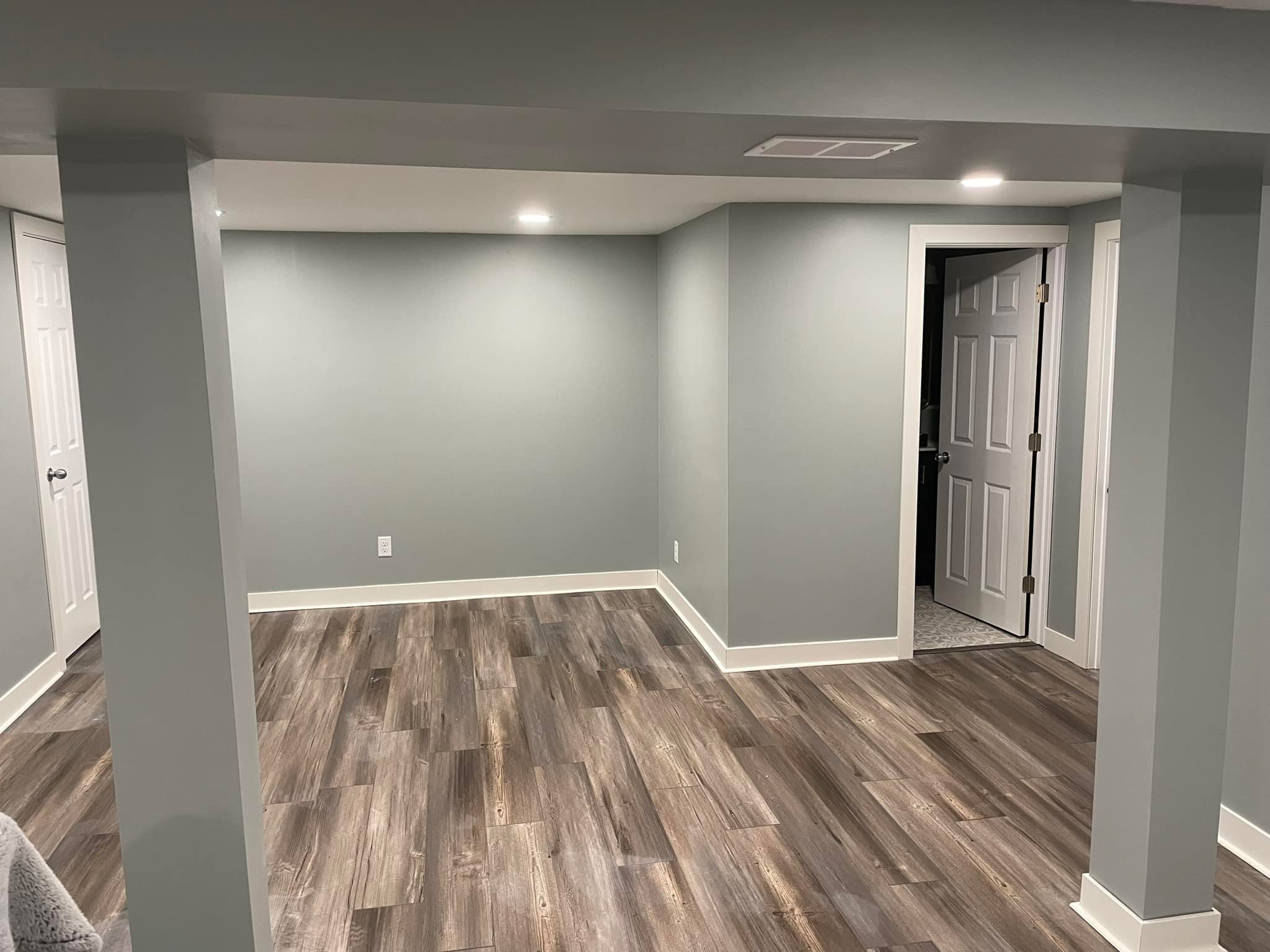 Basement Remodel After