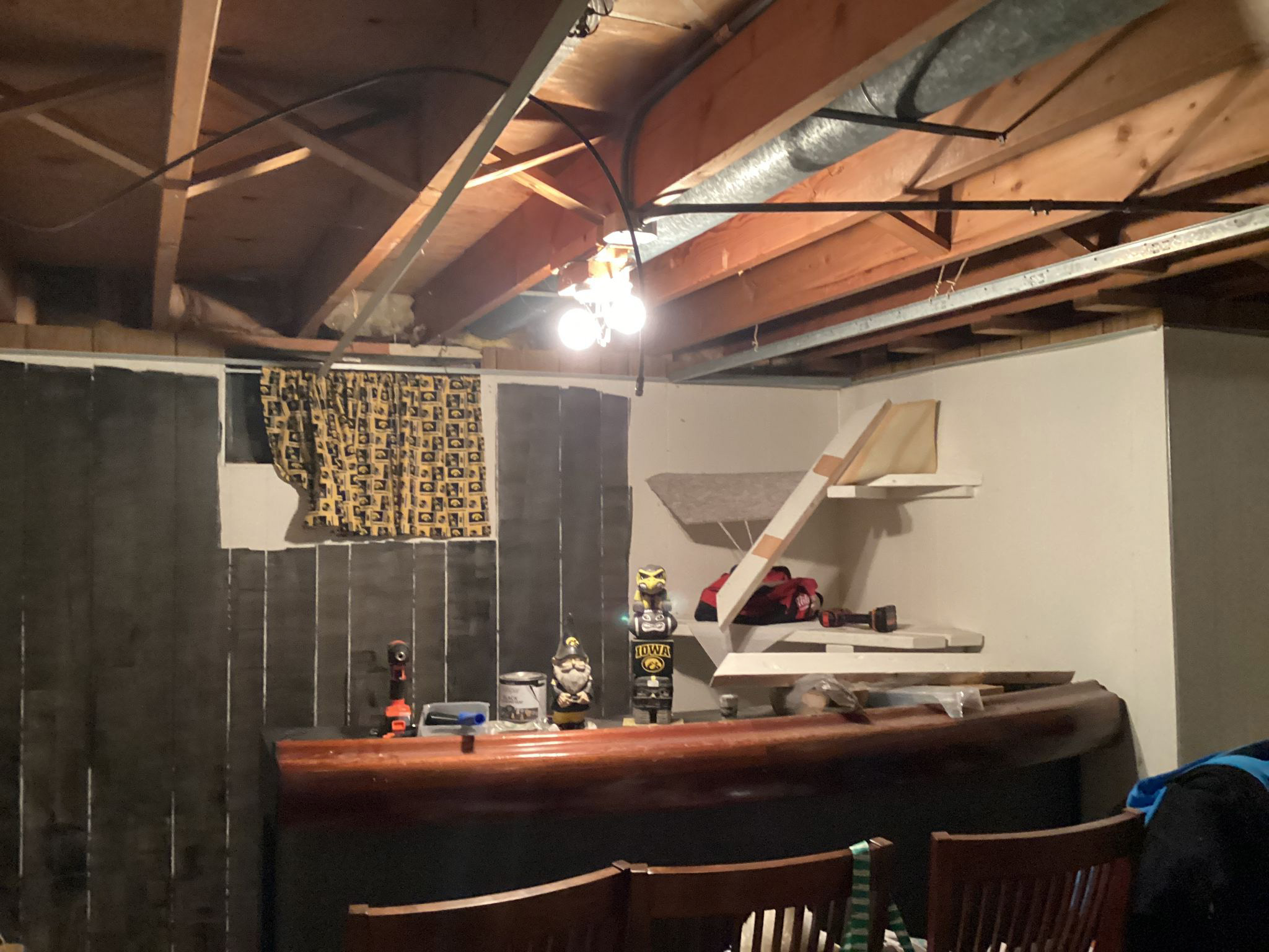 Basement Remodel Before